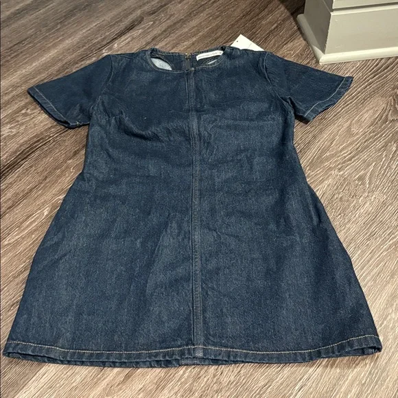 Abercrombie & Fitch Dark Blue Denim Dress - Picture 1 of 4